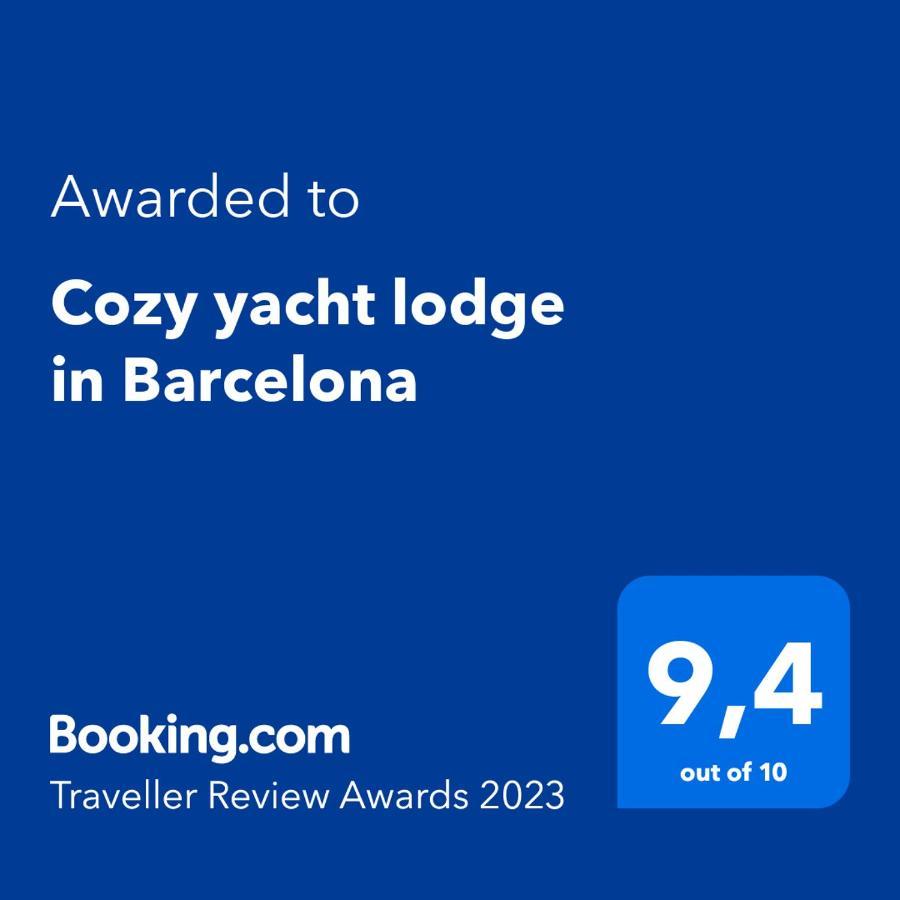 Cozy Yacht Lodge In Barcelona With Boat Tour Option Сант Адриа де Бесос Екстериор снимка